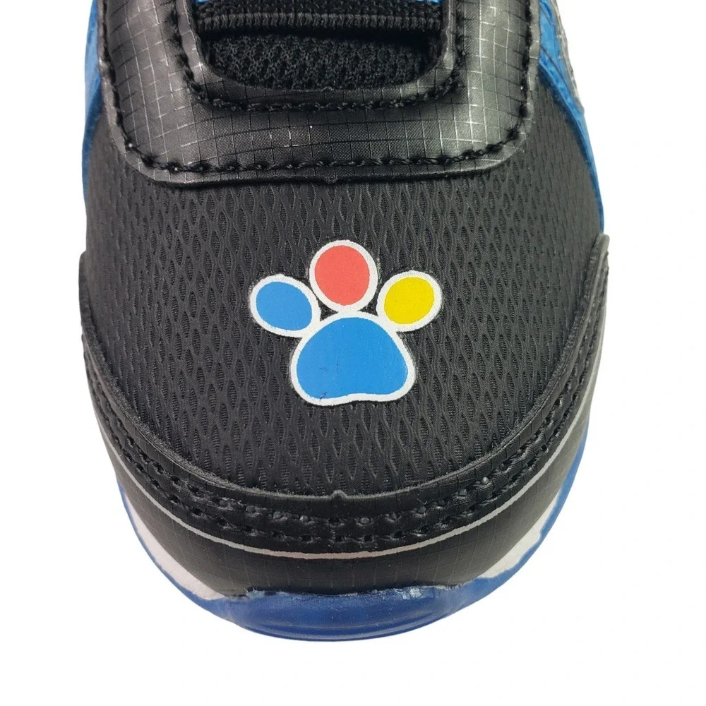 Paw Patrol Toddler Boys Light up‎ Sneakers Size 8 Blue Slip on Lightweight Shoes